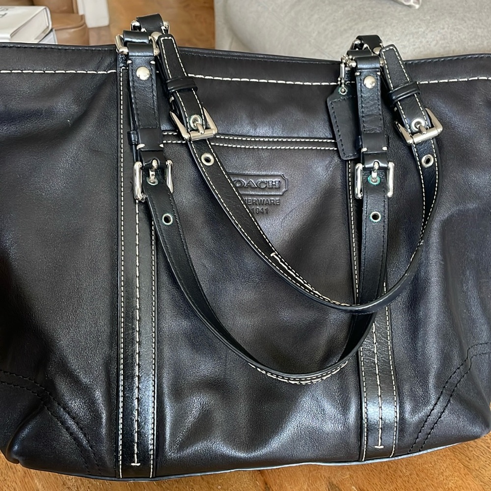 Coach black purse